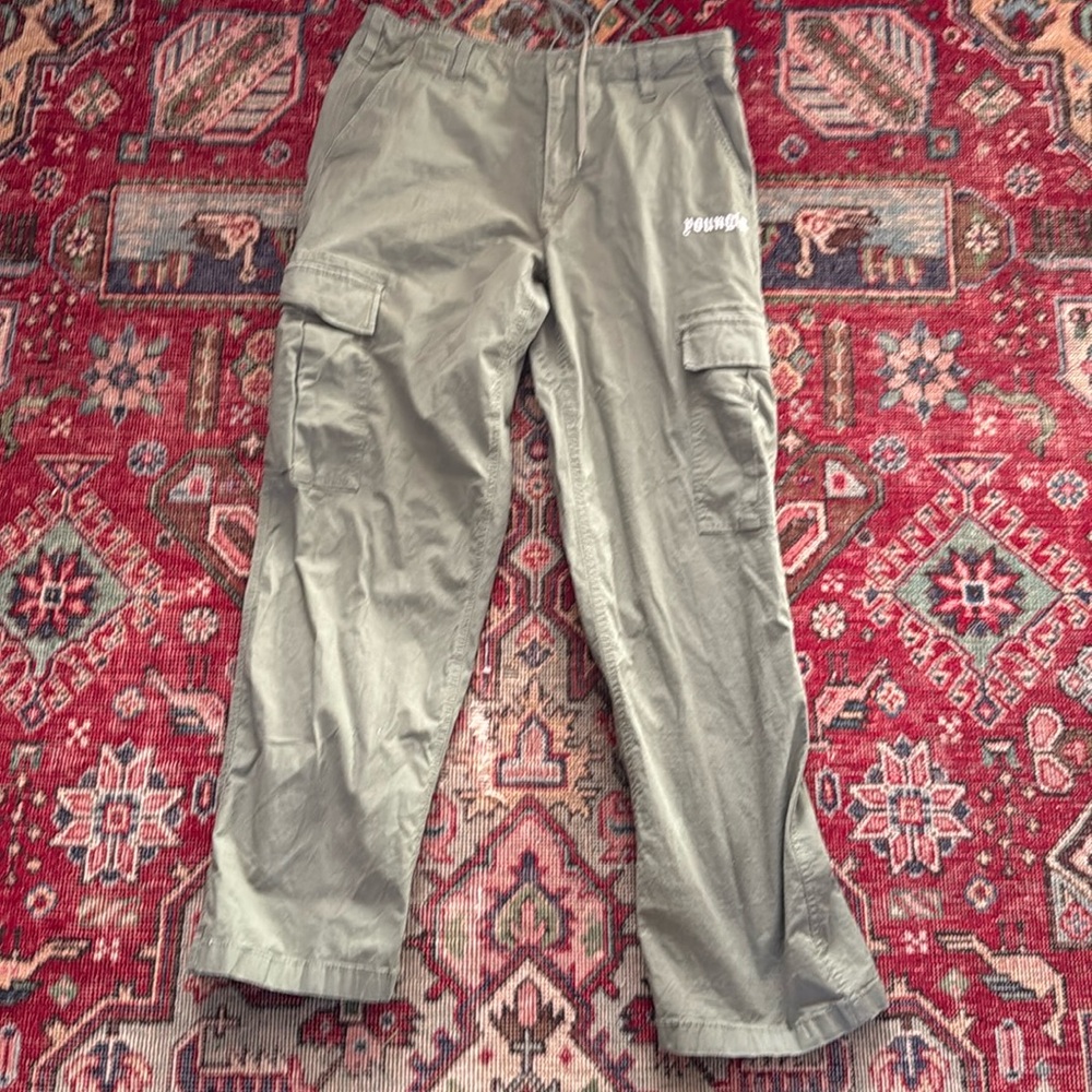 YoungLA Green Cargo Pants